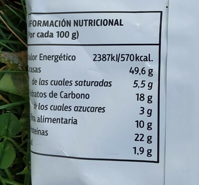 Pipas girasol - Nutrition facts - es