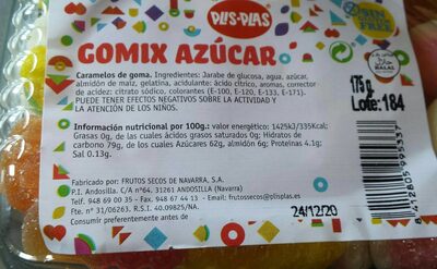 Gomix azúcar - Product - fr