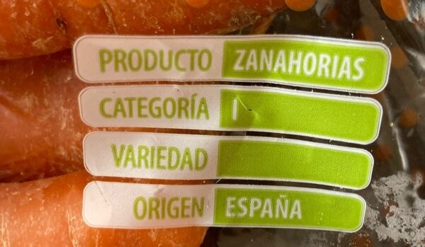Zanahorias - Ingredients - es