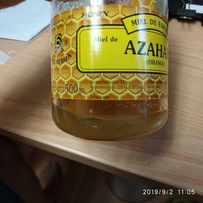 Miel de Azahar - Información nutricional
