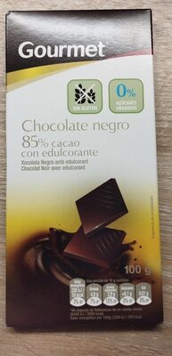Chocolate negro 85% edulcorado - Producto