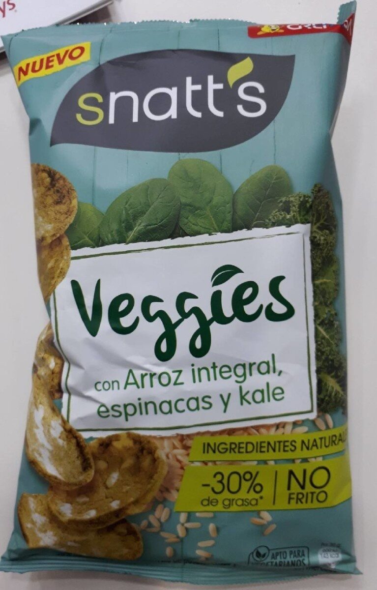 Snatt's veggies con arroz integral, espinacas y kale - Producte - es