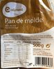 Pan de molde - Product