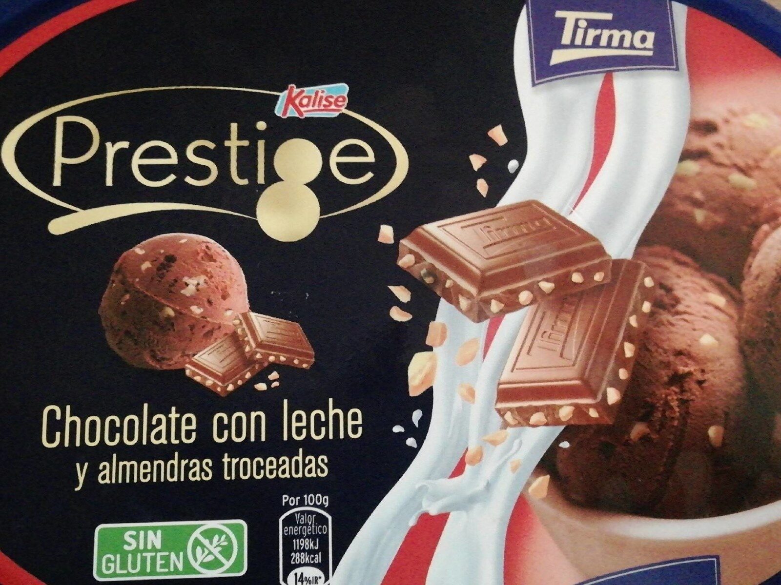 Prestige chocolate con leche y almendras troceada - Product - es