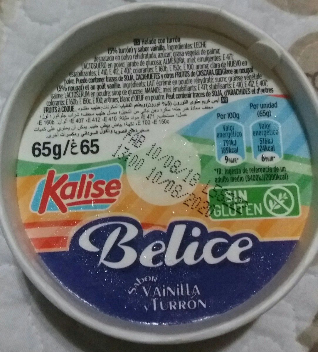 Kalise Belise - Ingredienser - fr