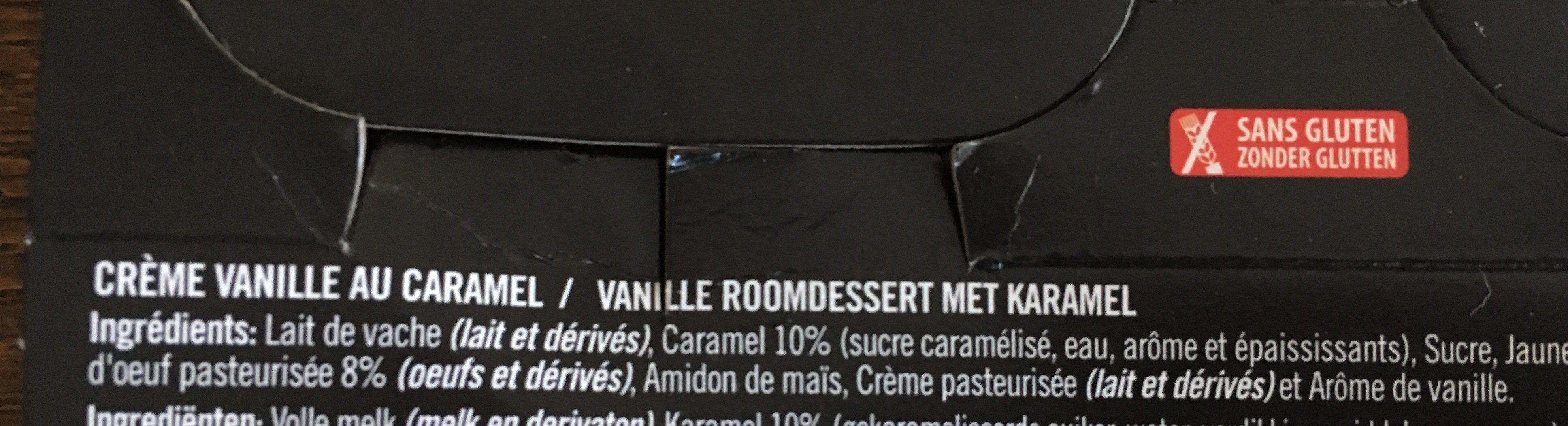Creme vanille au caramel - Ingrediënten - fr