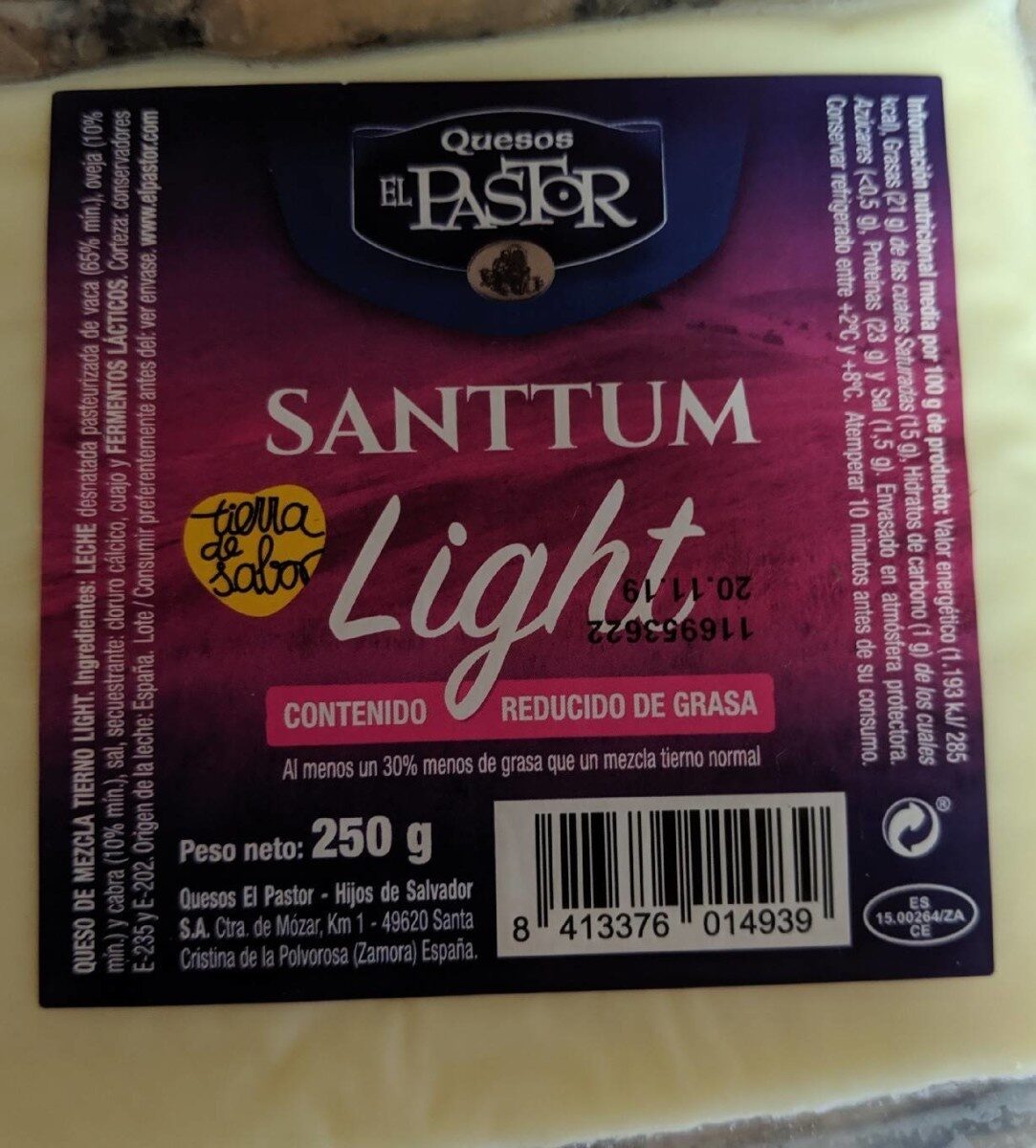 Santtum - Queso light - Producto