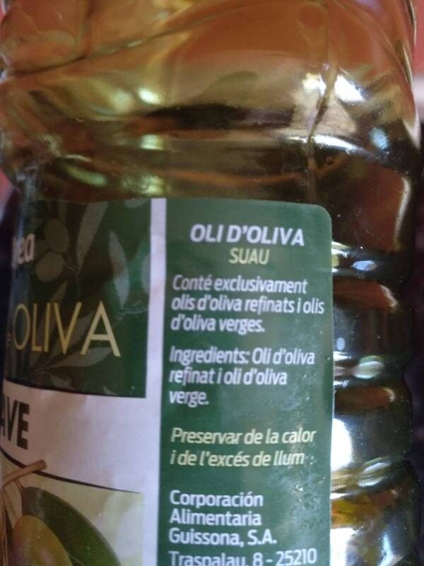 Aceite de oliva suave - Ingredients - es
