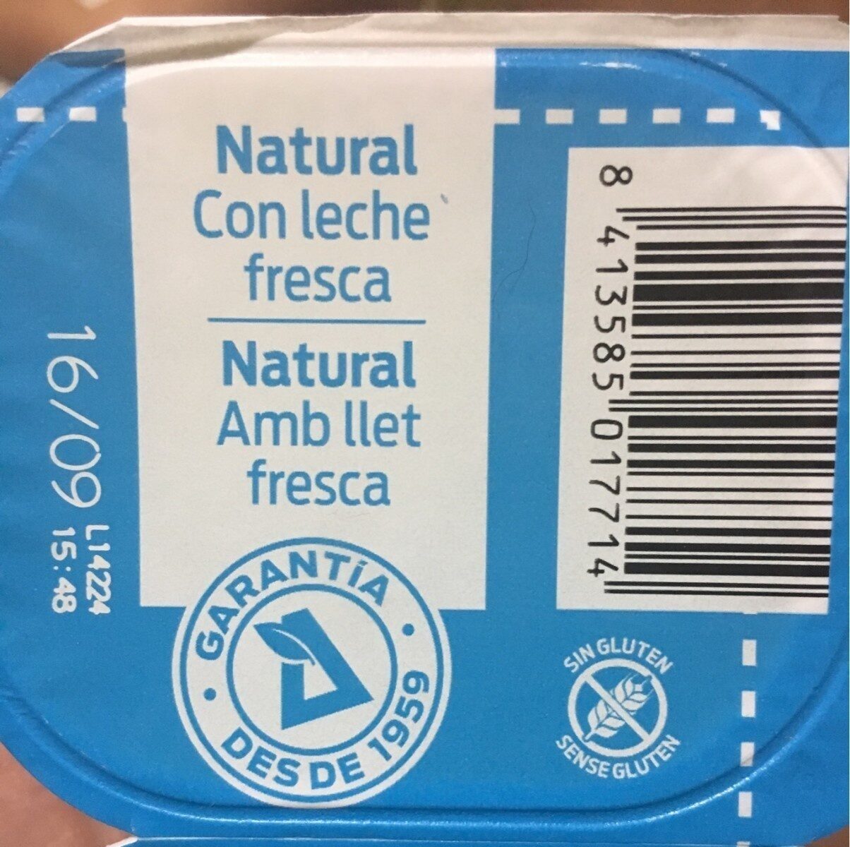 Iogurt natural - Yogurt natural - Producte - es