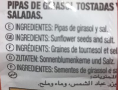 Pipas suprema - Ingredients - fr
