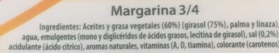 Flora Margarina - Ingredientes