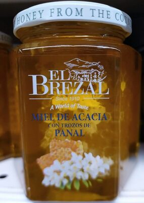 Miel de acacia con trozos de panal - Produktua - es