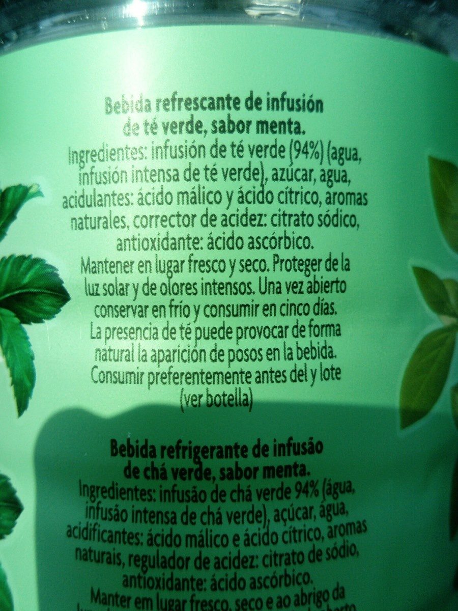 May Tea menthe - Ingredients - fr