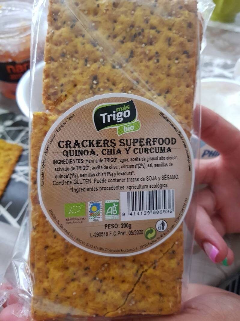 Crackers superfood - Producte - es