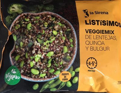 Veggiemix de lentejas, quinoa y bulgur - Product - es