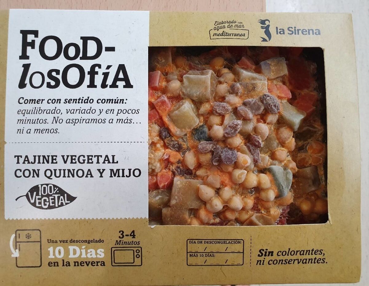 Tajine vegetal con quinoa y mijo - Product - es