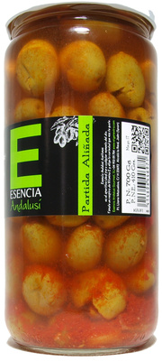 Aceitunas verdes partidas aliñadas "Esencia Andalusí" - Product - es