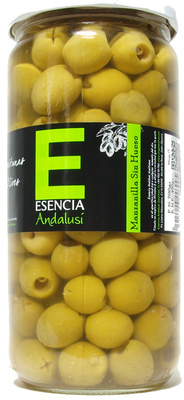 Aceitunas verdes deshuesadas "Esencia Andalusí" Variedad Manzanilla - Producto