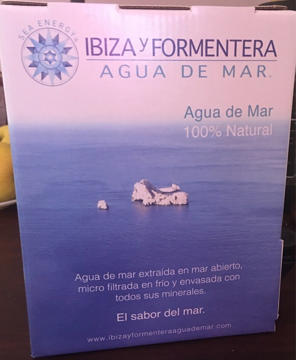Aqua de mar - Produit