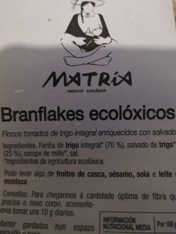 Branflakes Ecolóxicos - Ingredients - es
