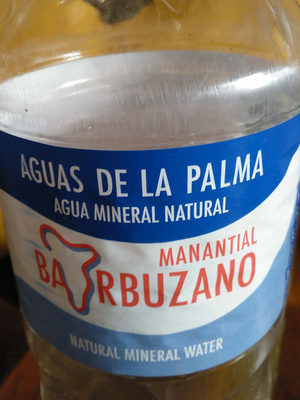 Agua mineral natural - Producto