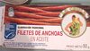 Filetes de anchoa - Produit