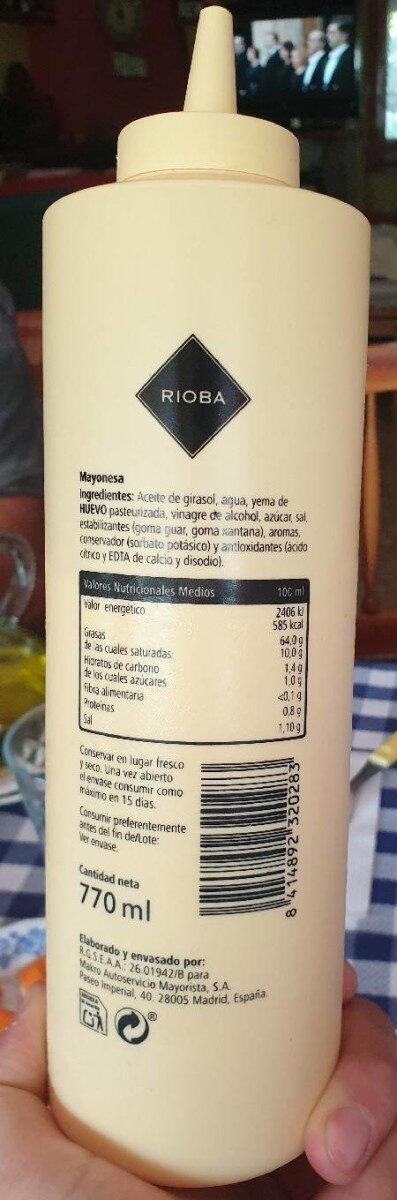Mayonesa - Produktua - es