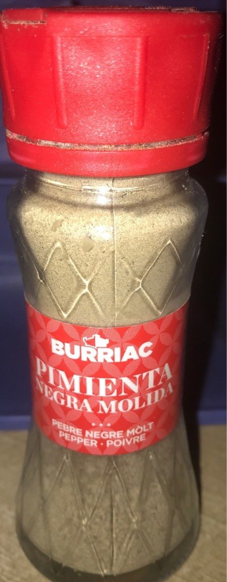 Pimienta Negra Molida Burriac - Produit