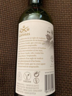 Coronas tempranillo - Ingredienser