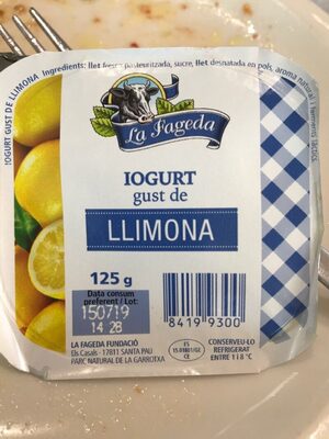 Iogurt de llimona - Producto