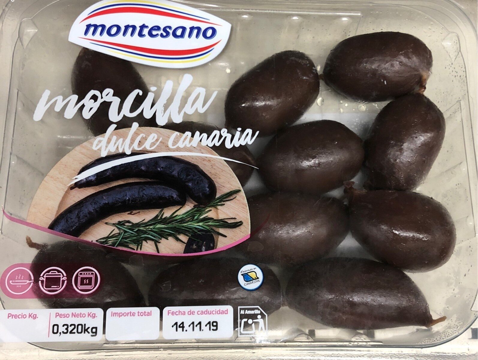 Morcilla dulce Canaria - Produktua - es