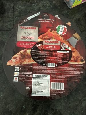 Palacios pizza chorizo - Product - fr