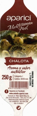Echalotes - Nutrition facts