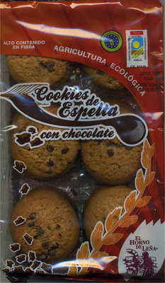 Cookies de espelta con chocolate - Product - es