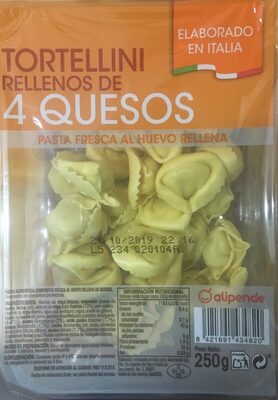 Tortellini Rellenos de 4 Quesos - Product - es