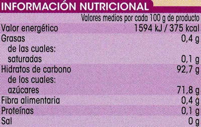 Preparado para hacer flan sabor vainilla con caramelo líquido - Nutrition facts