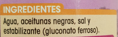 Aceitunas Negras en Rodajas - Ingredients - es
