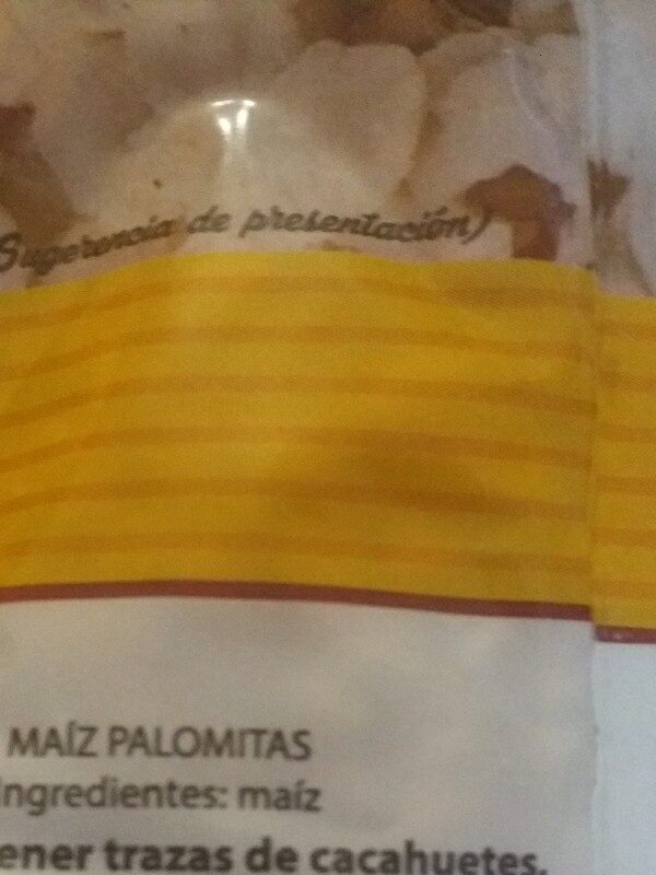 Maíz especial para Palomitas - Ingredientes