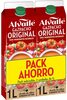 Gazpacho original pack ahorro 2 unidades sin gluten envase 1 l - Producto