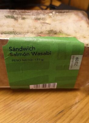 Sándwich salmón wasabi - Product - es