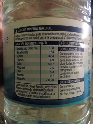 Agua Mineralización Débil bonpreu - Ingredients - fr