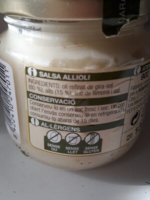 Allioli - Ingredients