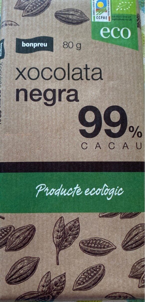 Xocolata negra 99 - Producte