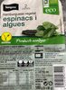 Hamburguesa vegetal espinacs i algues - Producte