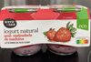 Iogurt natural con mermelada de fresas - Producto