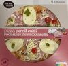 Pizza pernil cuit i rodanxes de mozzarella - نتاج