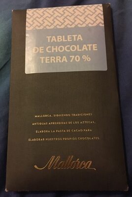 Tableta de chocolate terra 70% - Producto