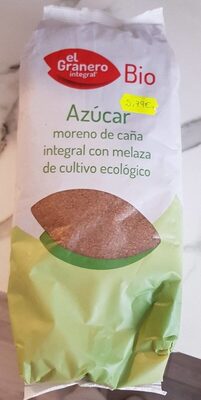 Azúcar Moreno de caña integral con melaza - Información nutricional