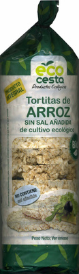 Tortitas de arroz sin sal añadida - Product - es