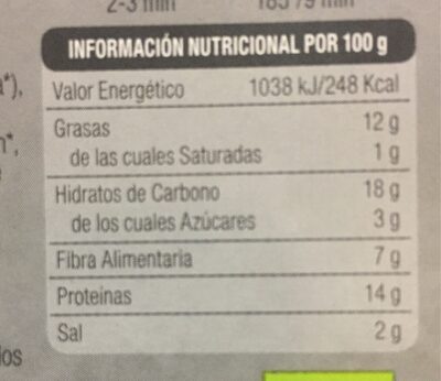 Nuggets de soja - Nutrition facts - es